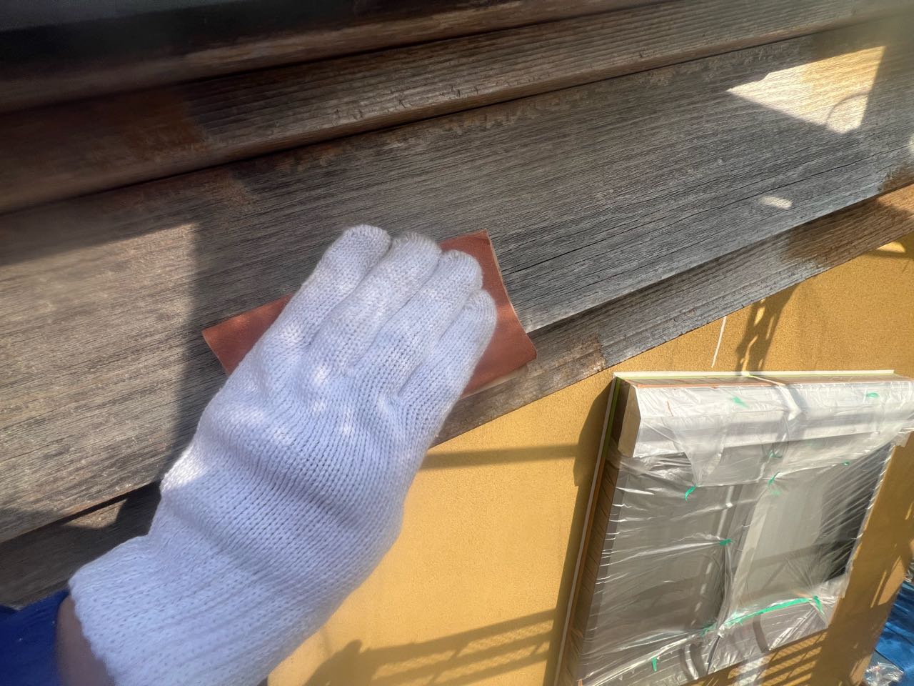 ケレン作業です。