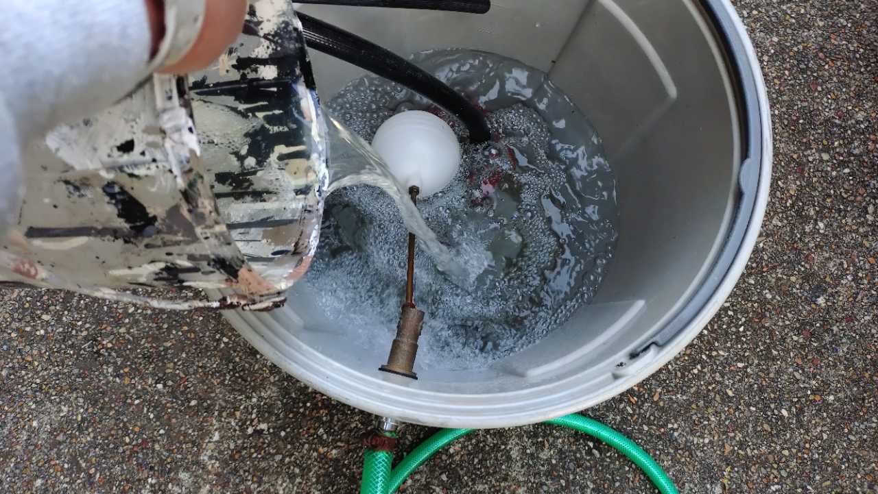 バイオ洗浄原液混入。