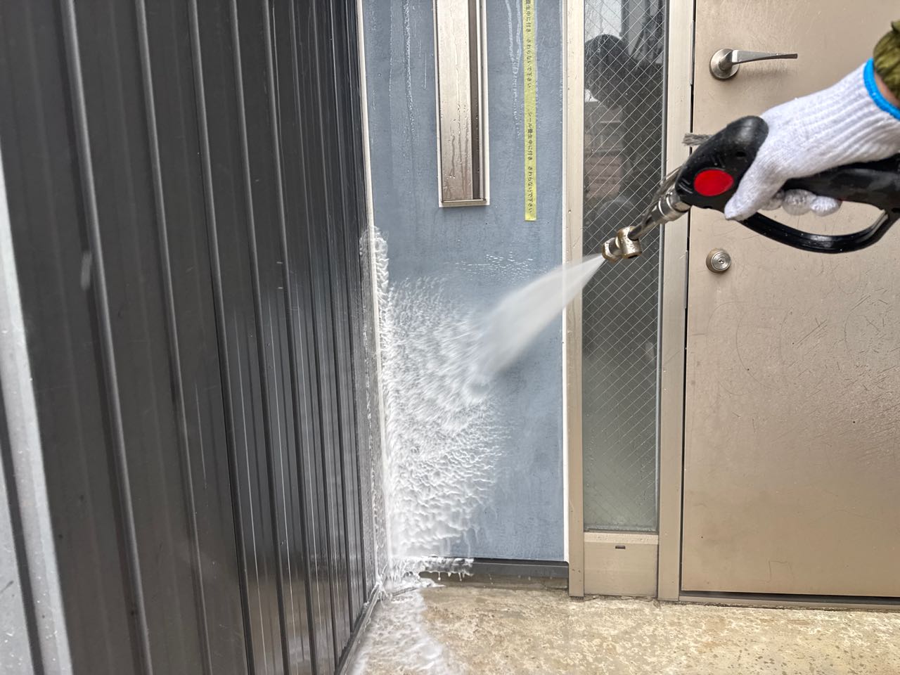バイオ洗浄塗布です。