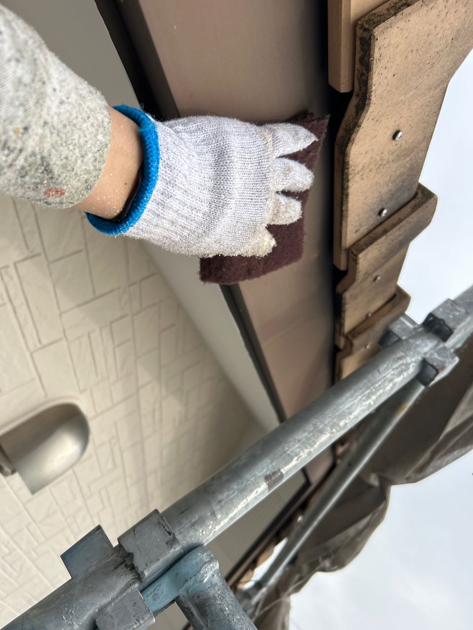 ケレン作業です。