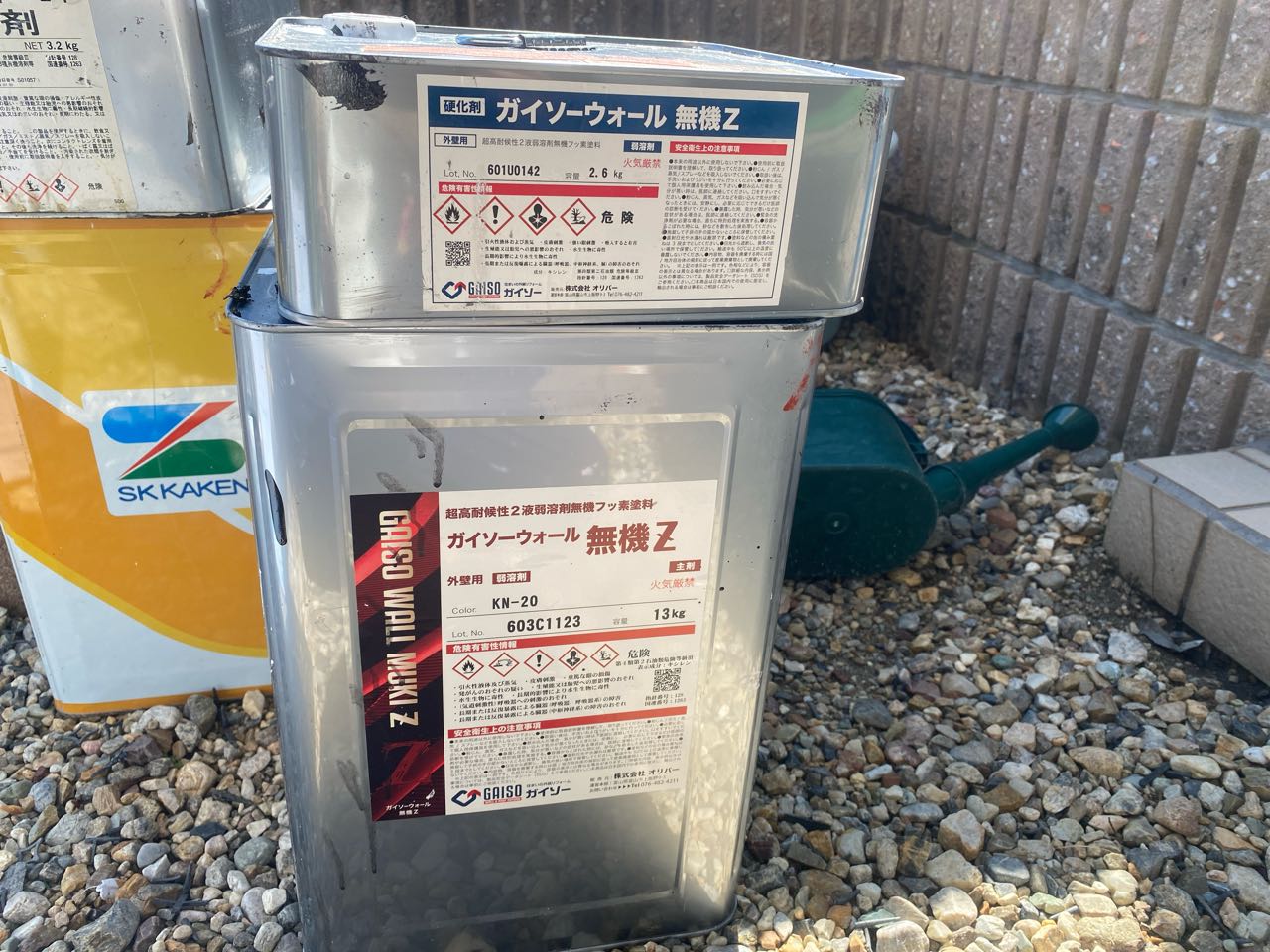 材料検収です。