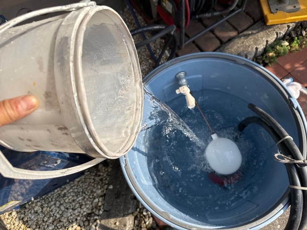 バイオ洗浄原液混入。