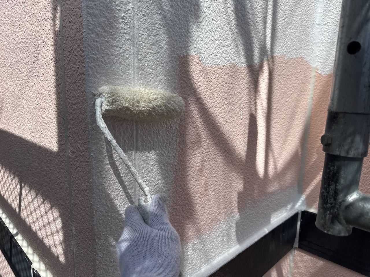 下塗りです。