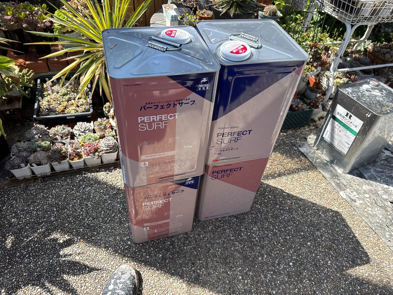材料検収です。