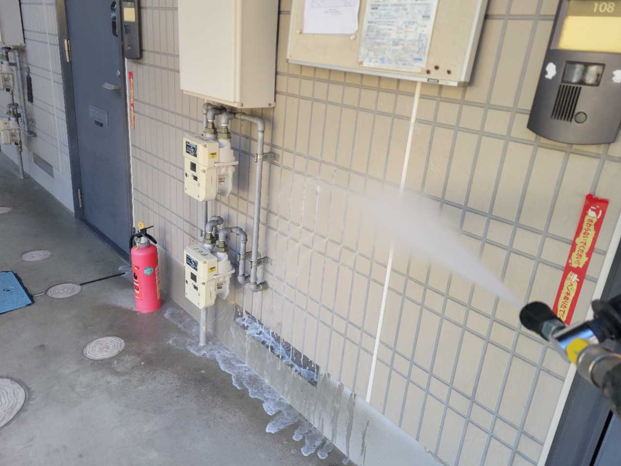 バイオ洗浄塗布です。