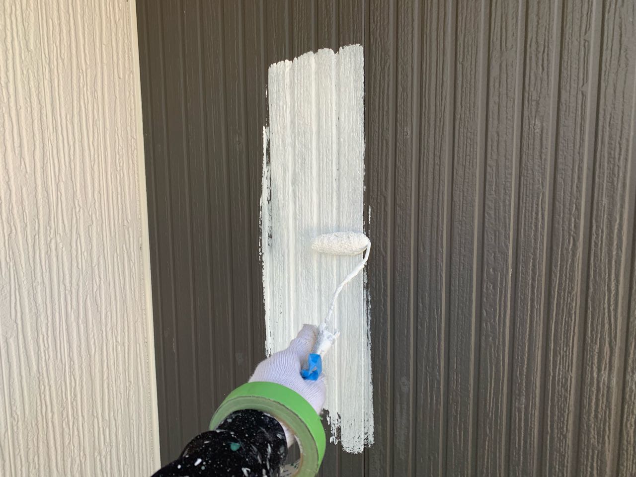 下塗りです。