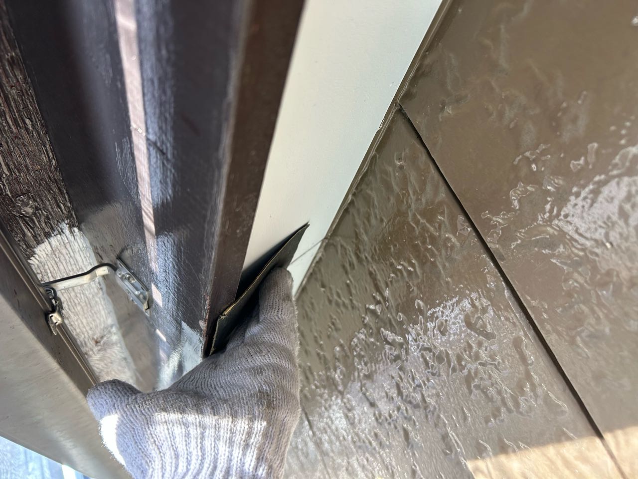 ケレン作業です。