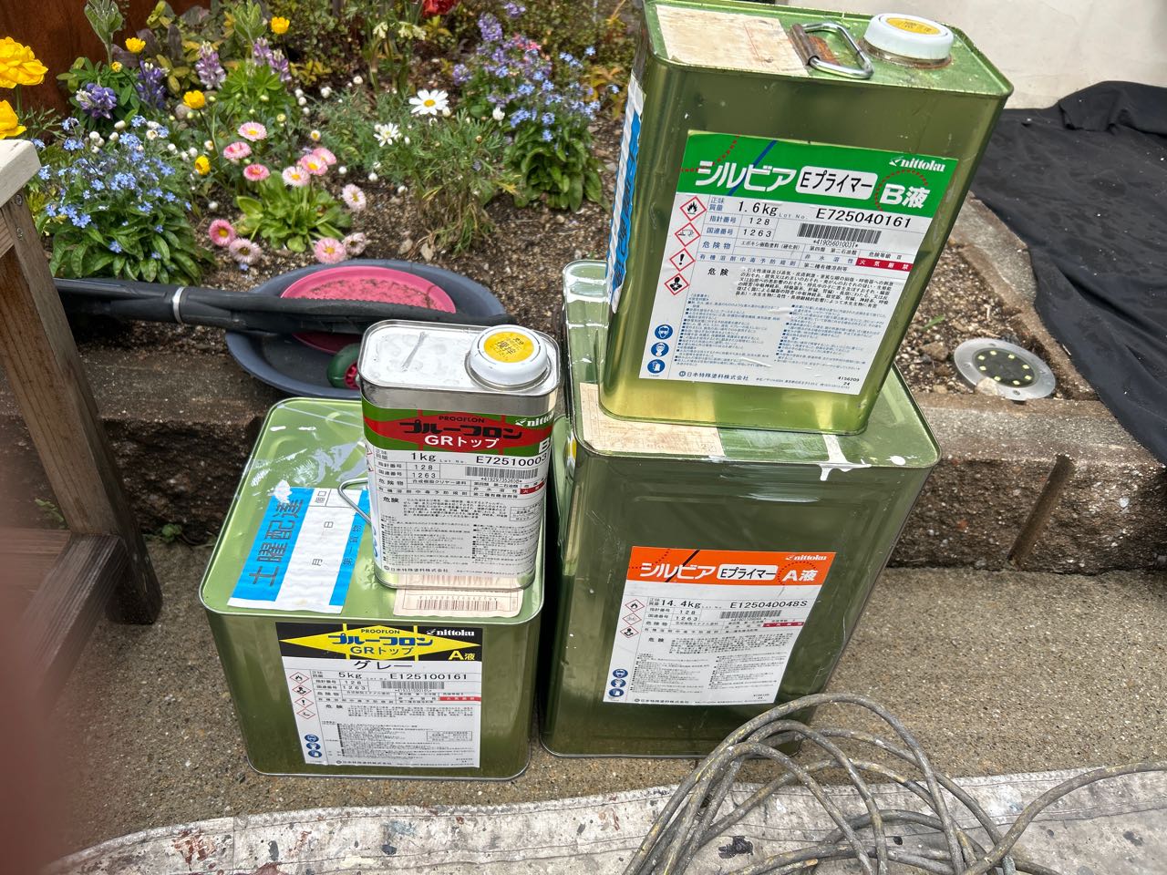 材料検収です。
