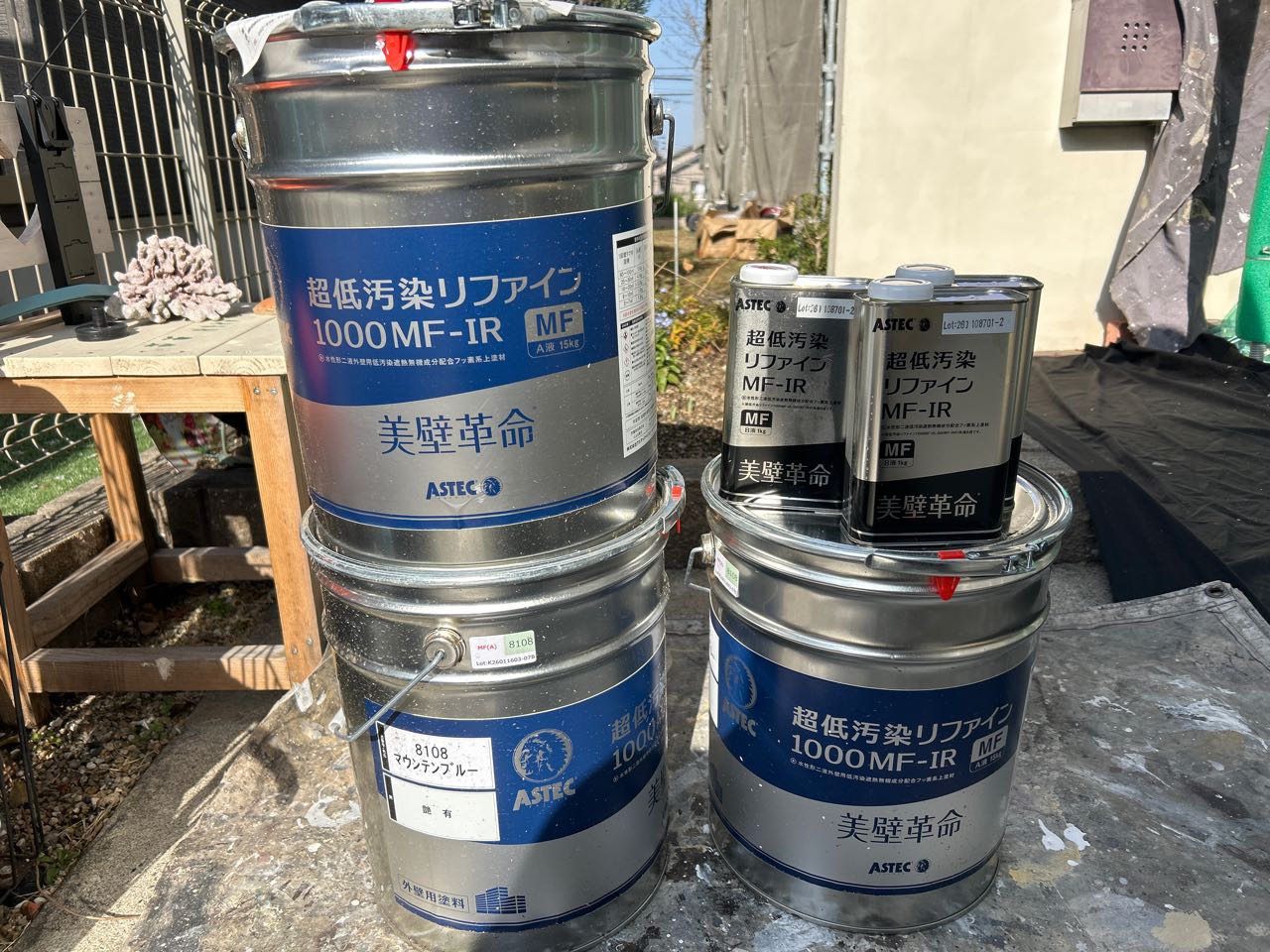 材料検収です。