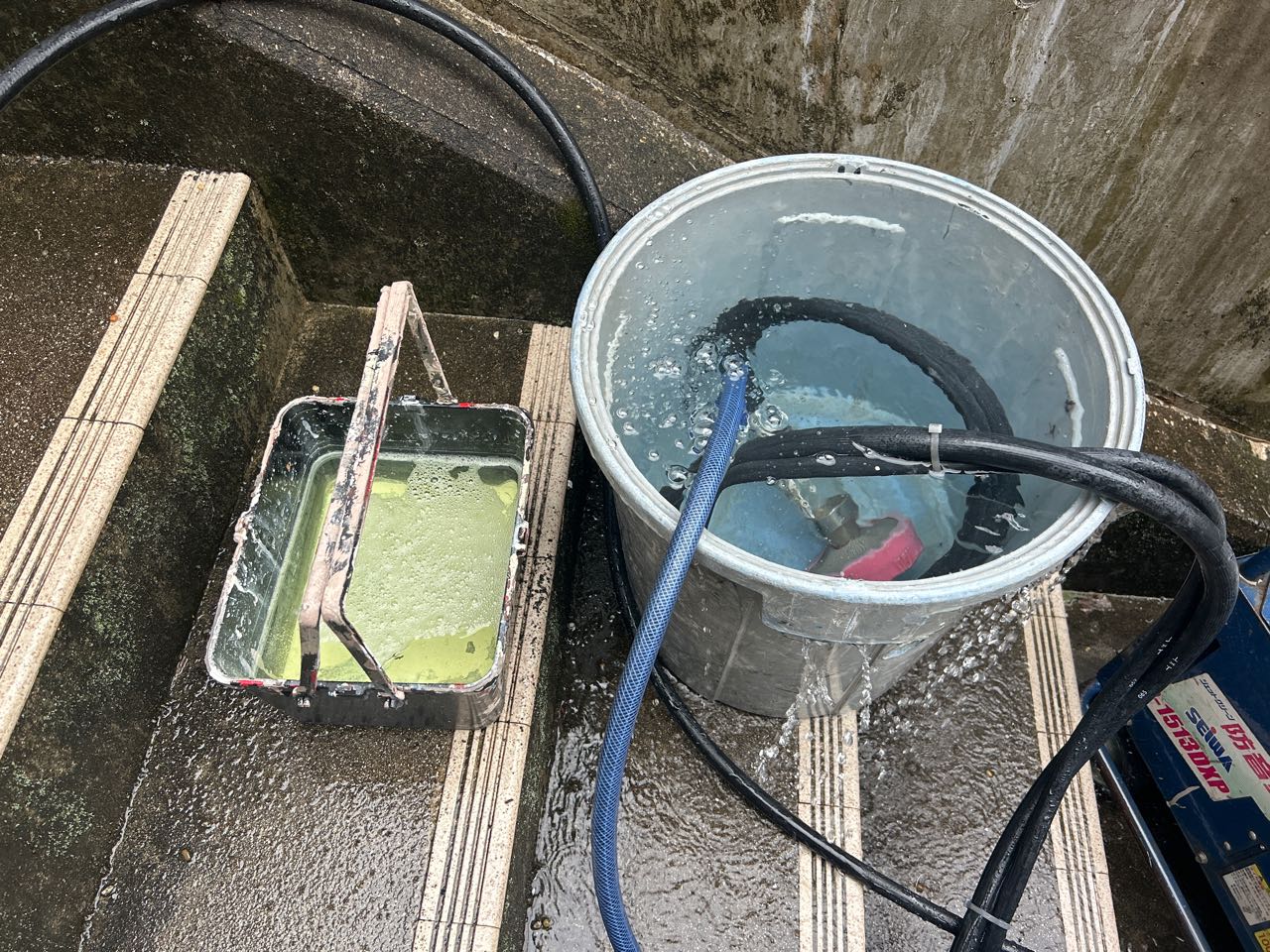 バイオ洗浄原液混入。