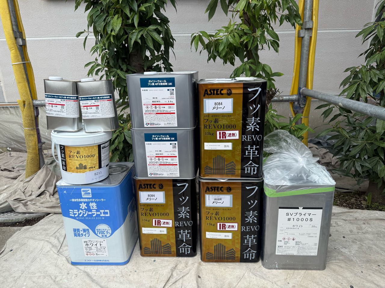 材料検収です。