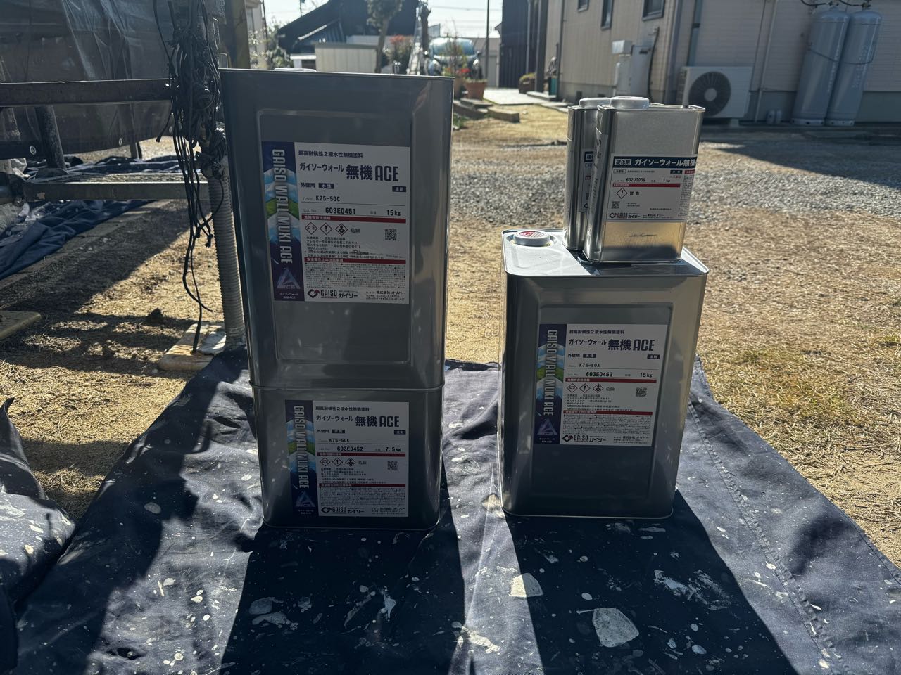 材料検収です。