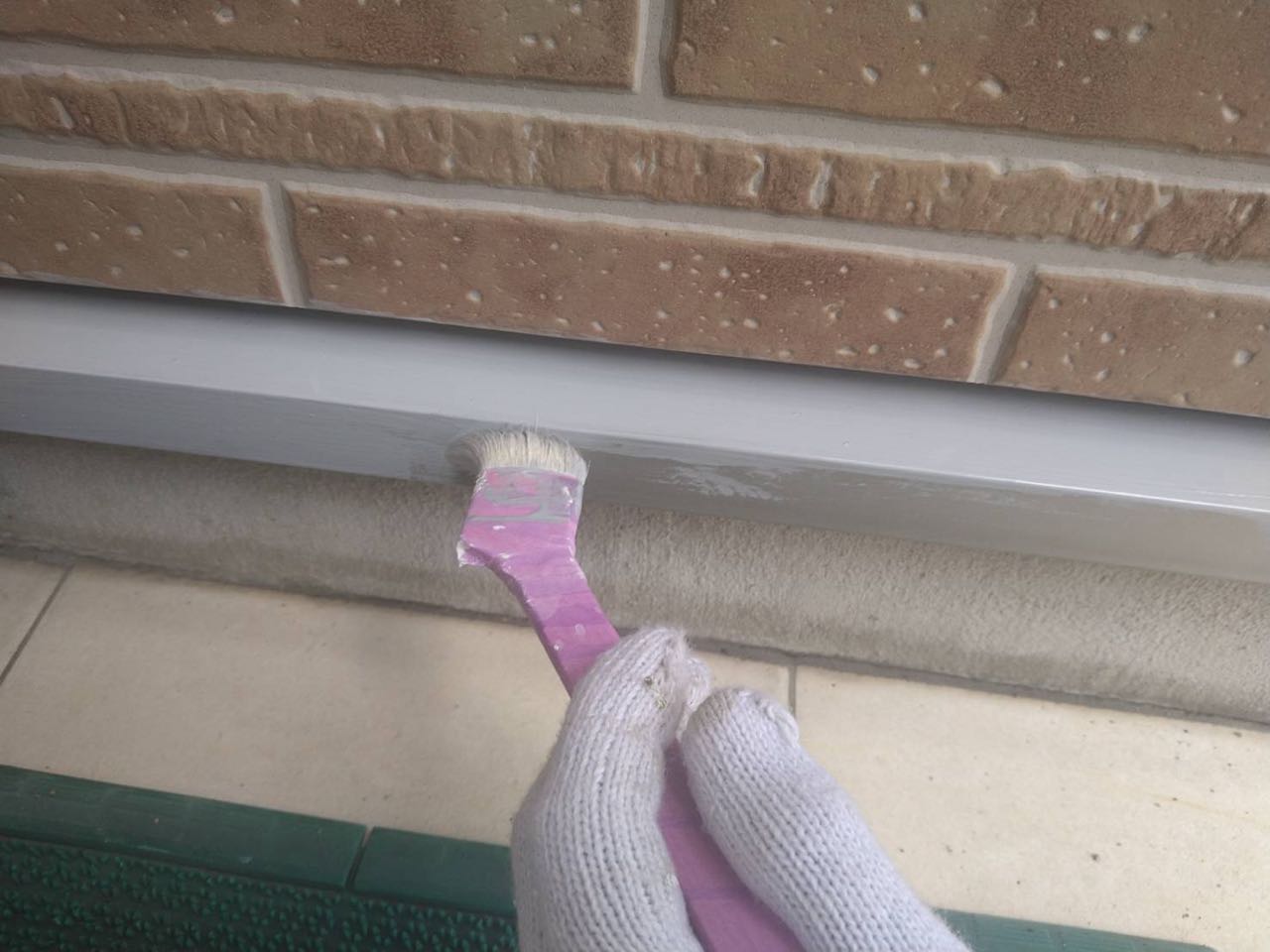 下塗りです。