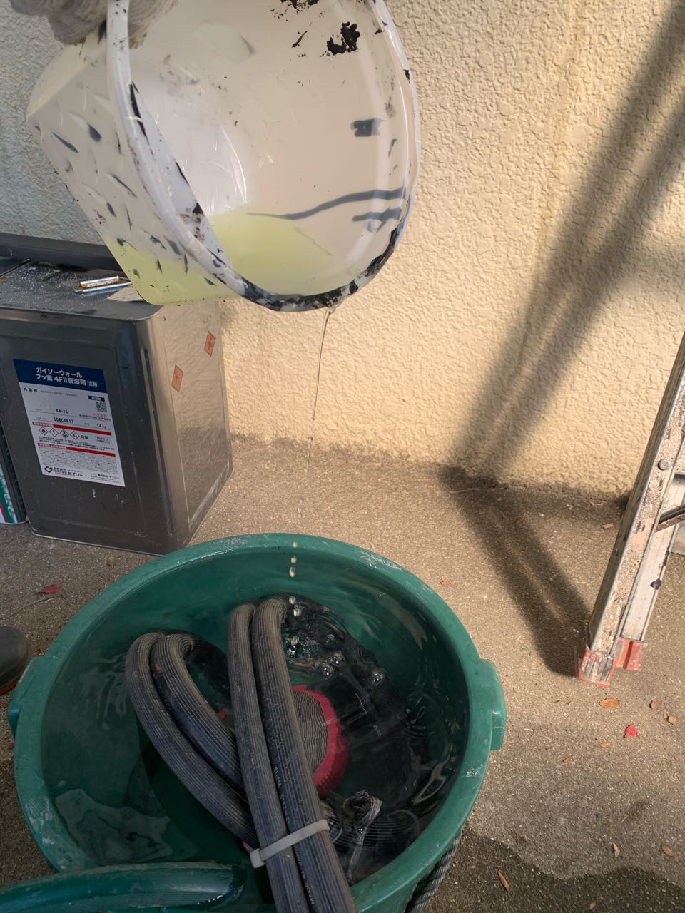 バイオ洗浄原液混入。