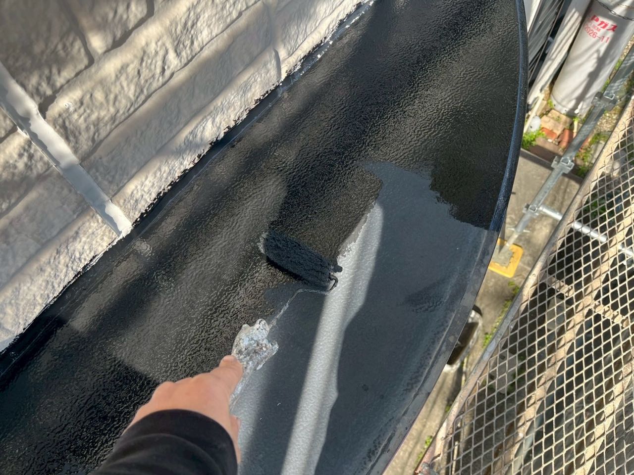 下塗りです。