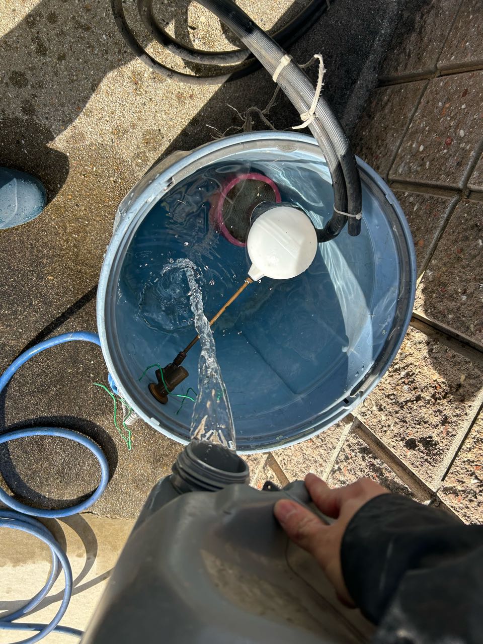 バイオ洗浄原液混入。