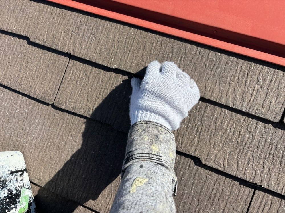 タスペーサー挿入です。