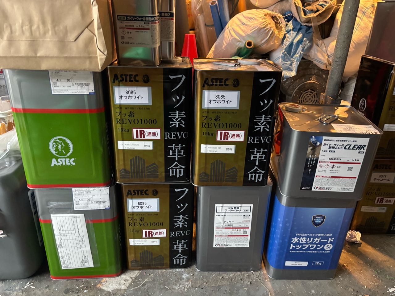材料検収です。