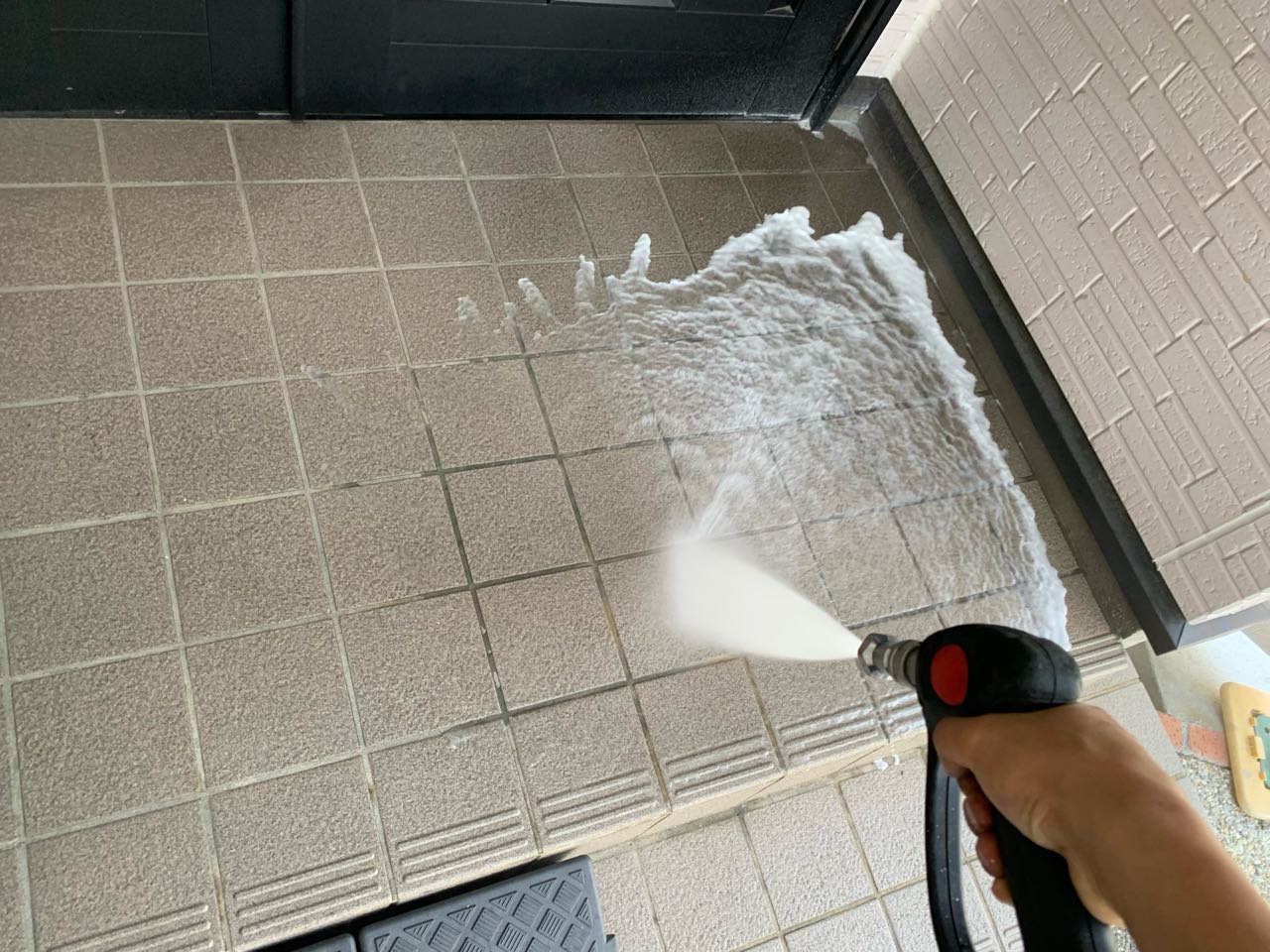 バイオ洗浄塗布です。