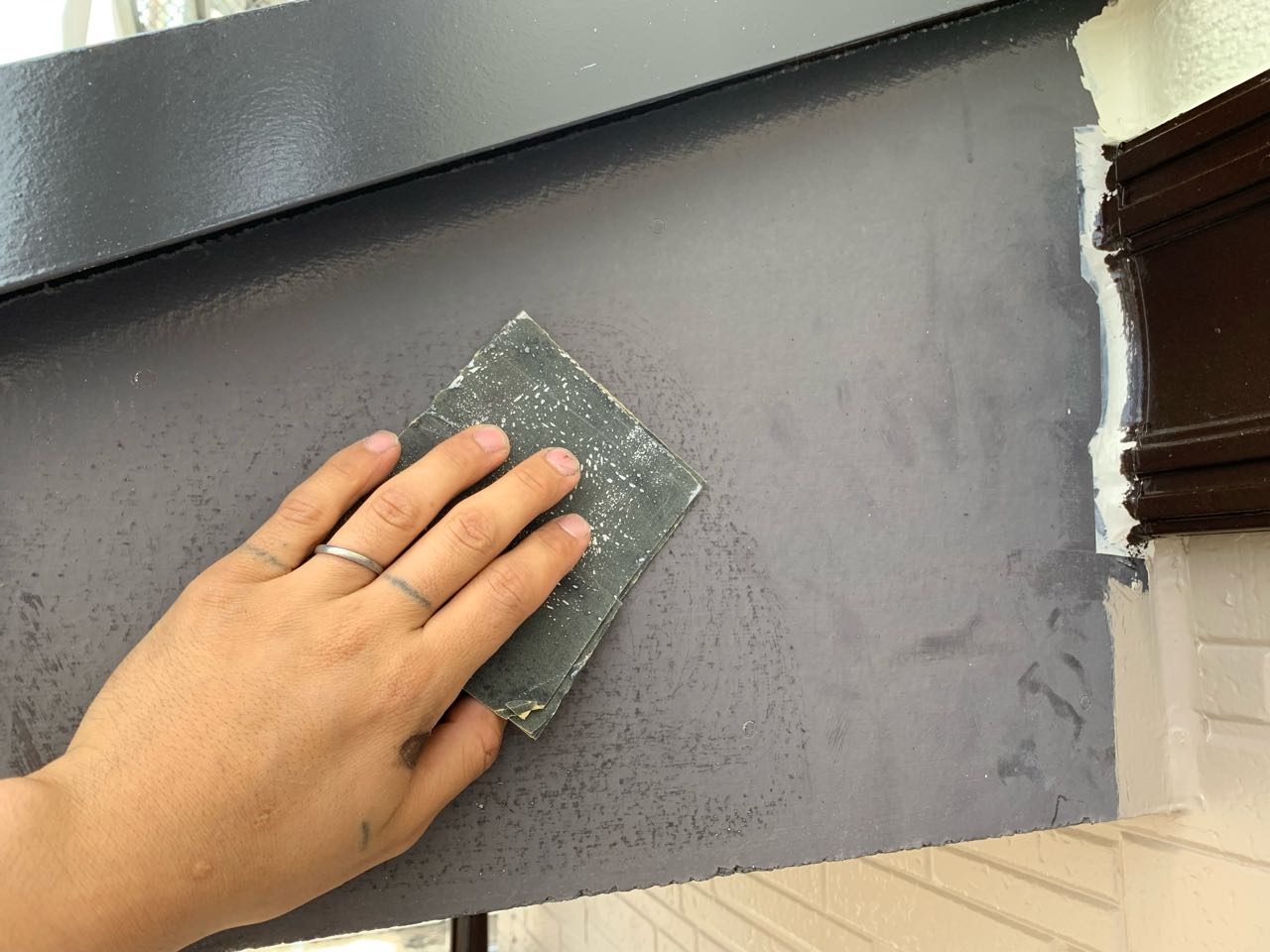 ケレン作業です。