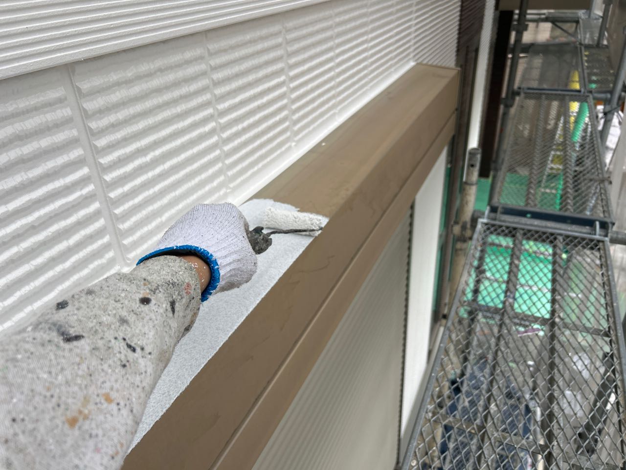 下塗りです。