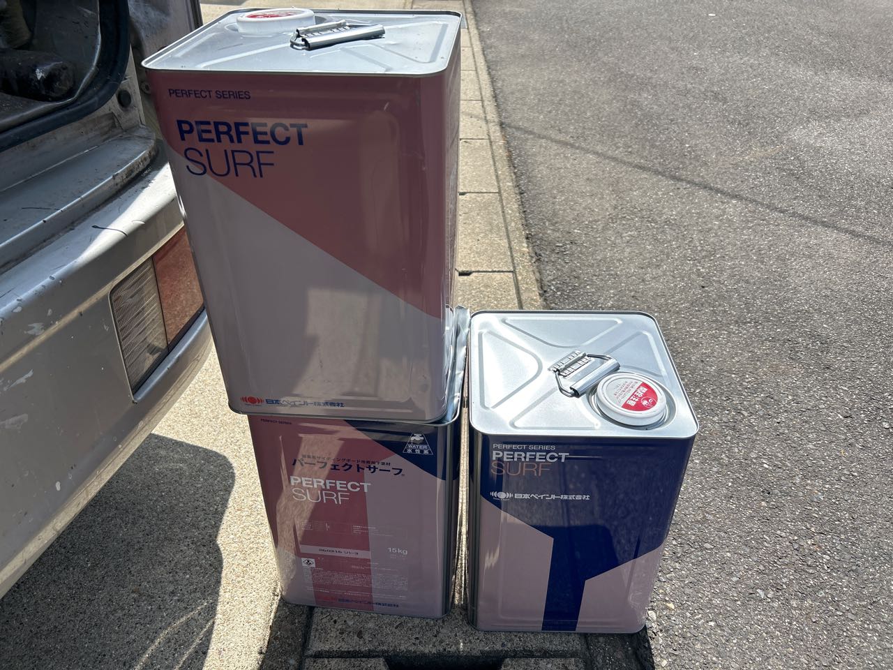 材料検収です。