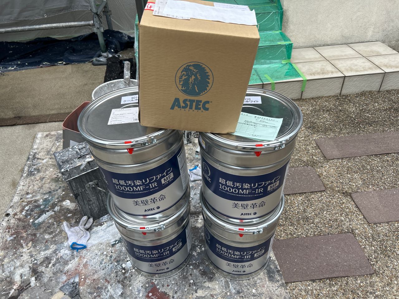 材料検収です。