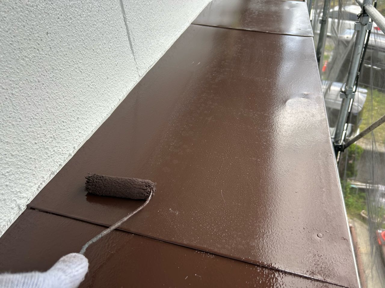 仕上げ塗装2回目です。