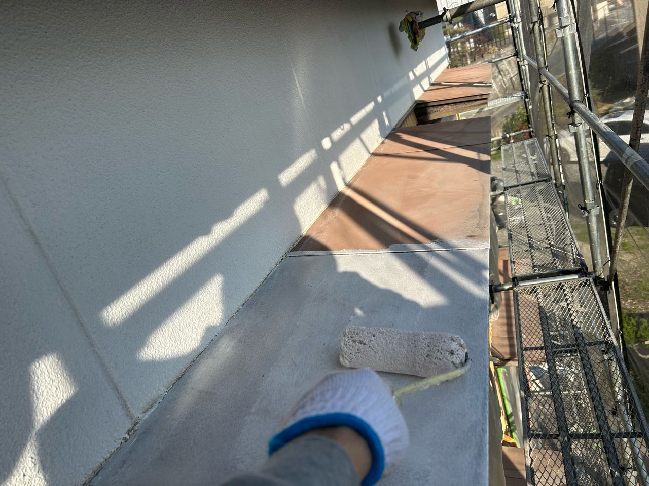 下塗りです。