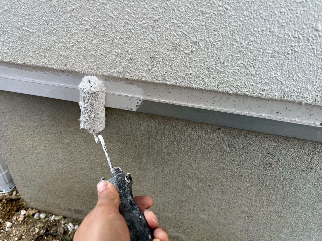 下塗りです。