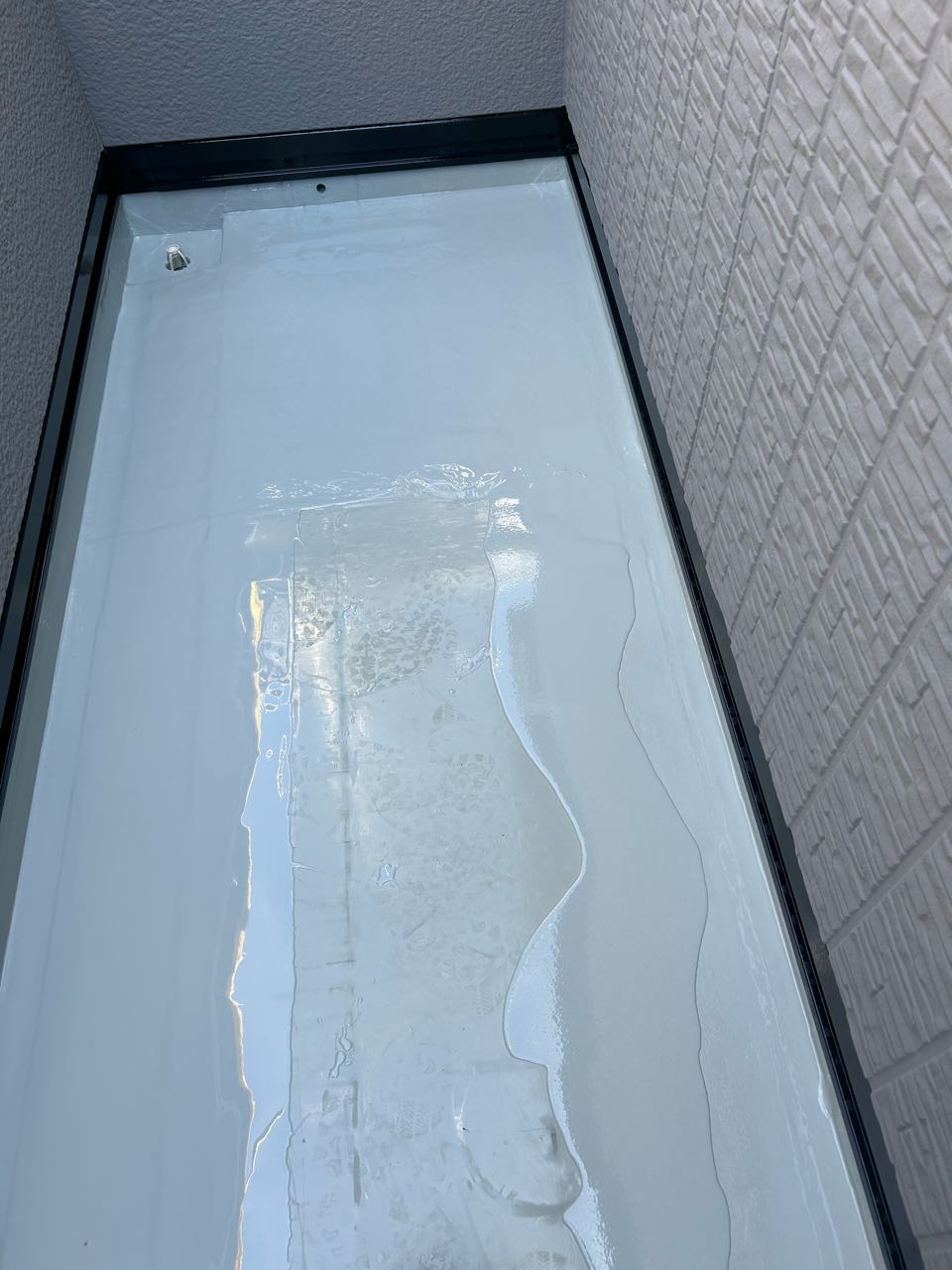 ウレタン防水塗布2回目。