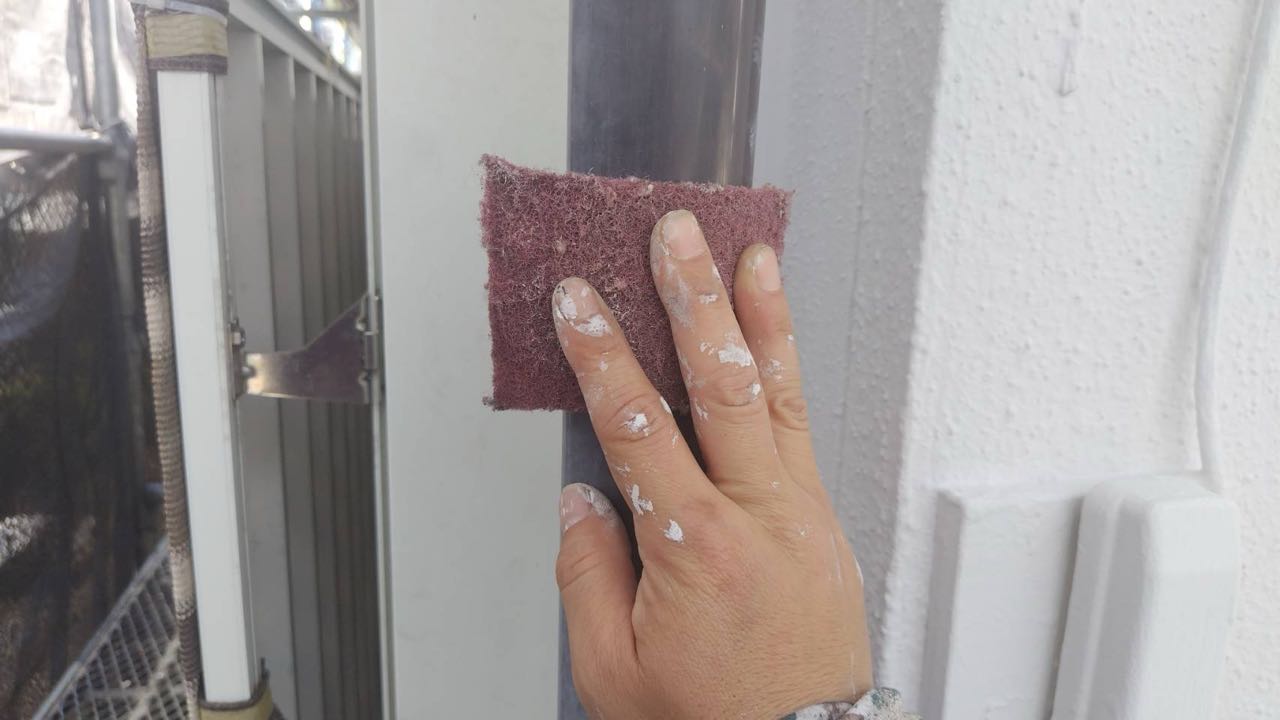 ケレン作業です。