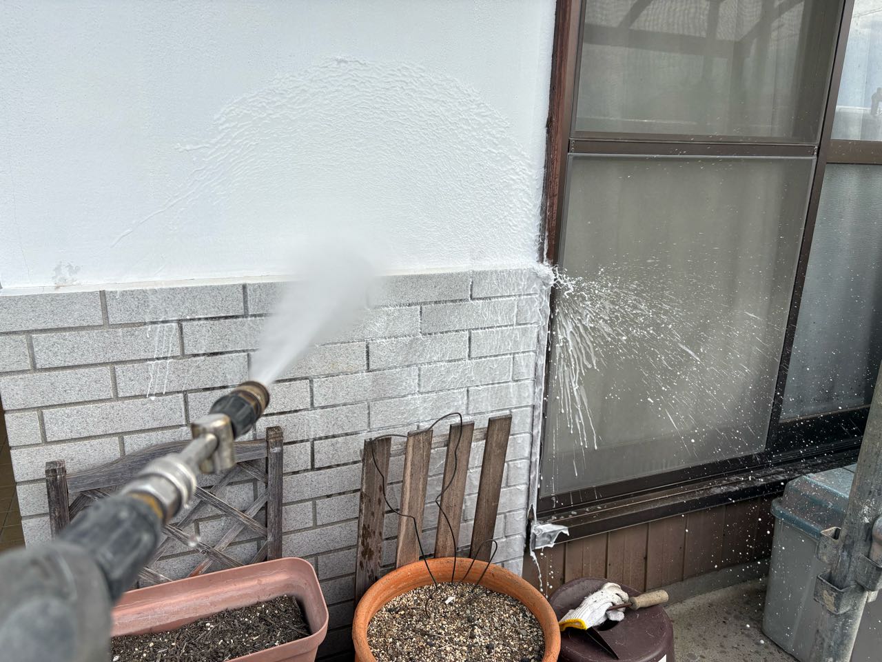 バイオ洗浄塗布です。