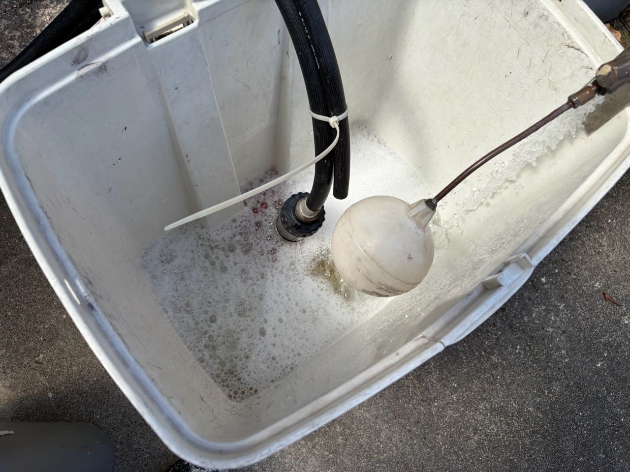 バイオ洗浄原液撹拌。