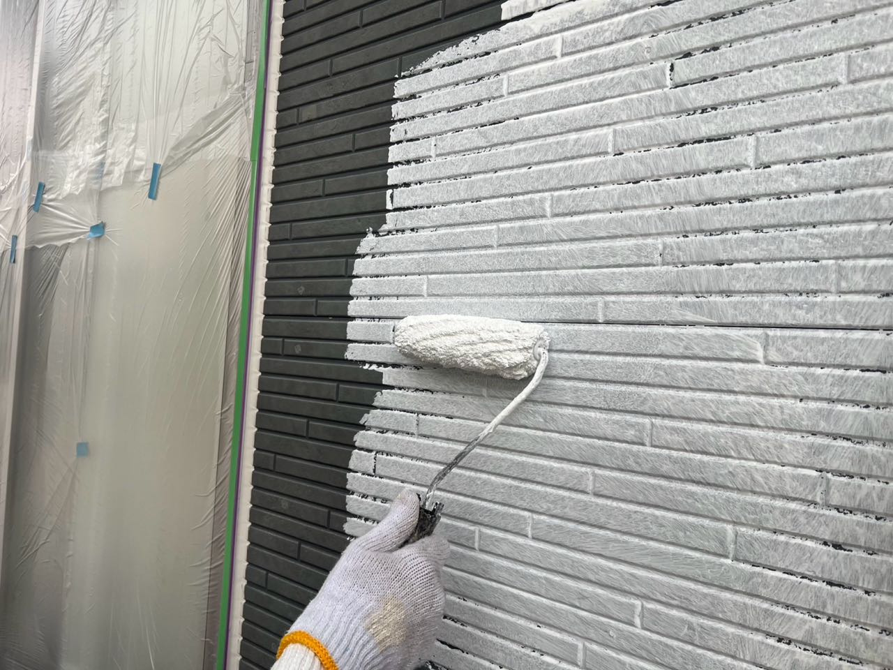 下塗りです。