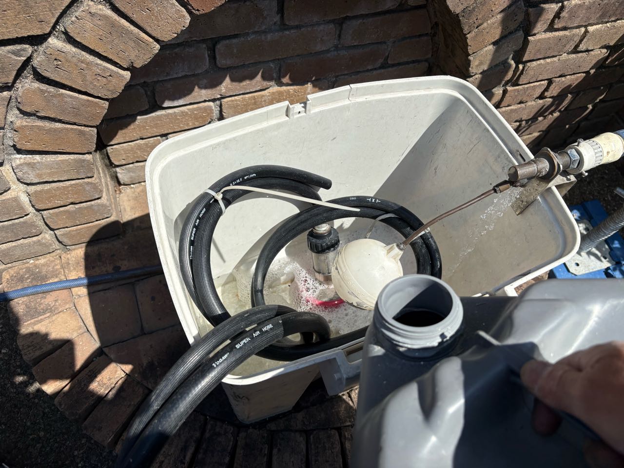 バイオ洗浄原液混入。