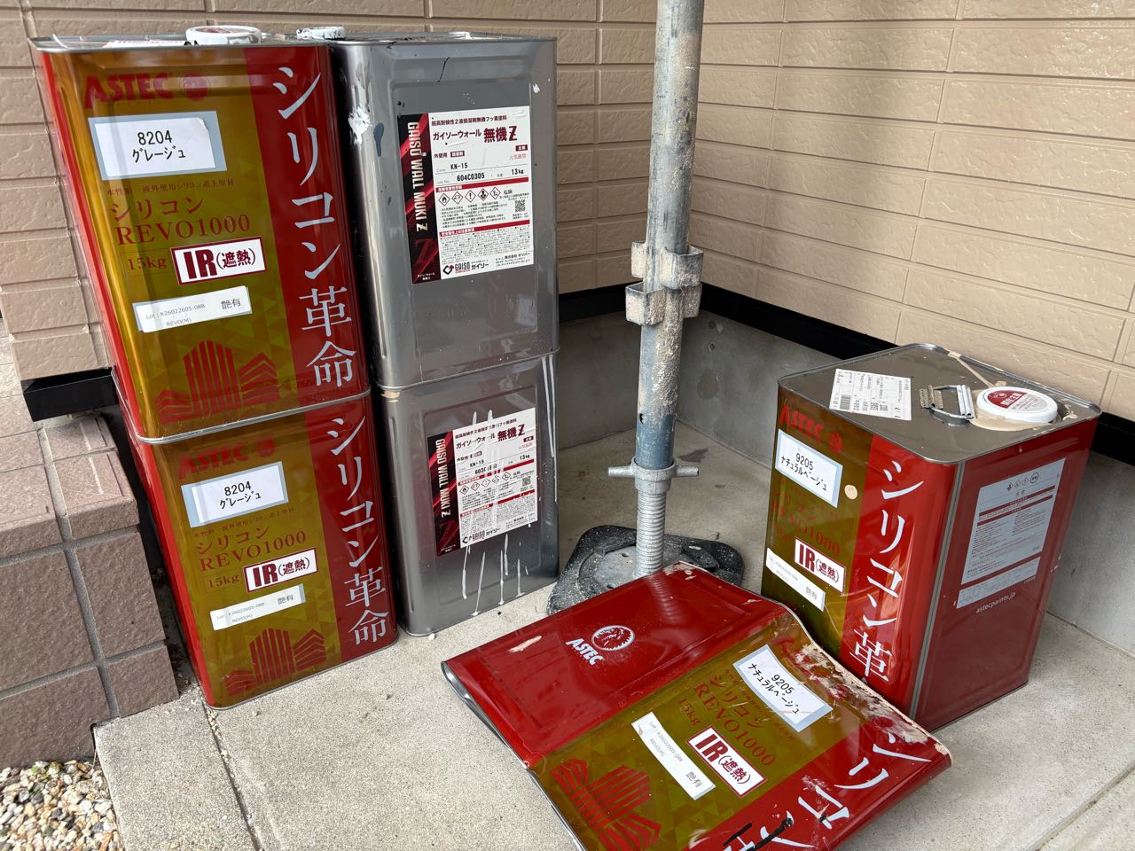 材料検収です。