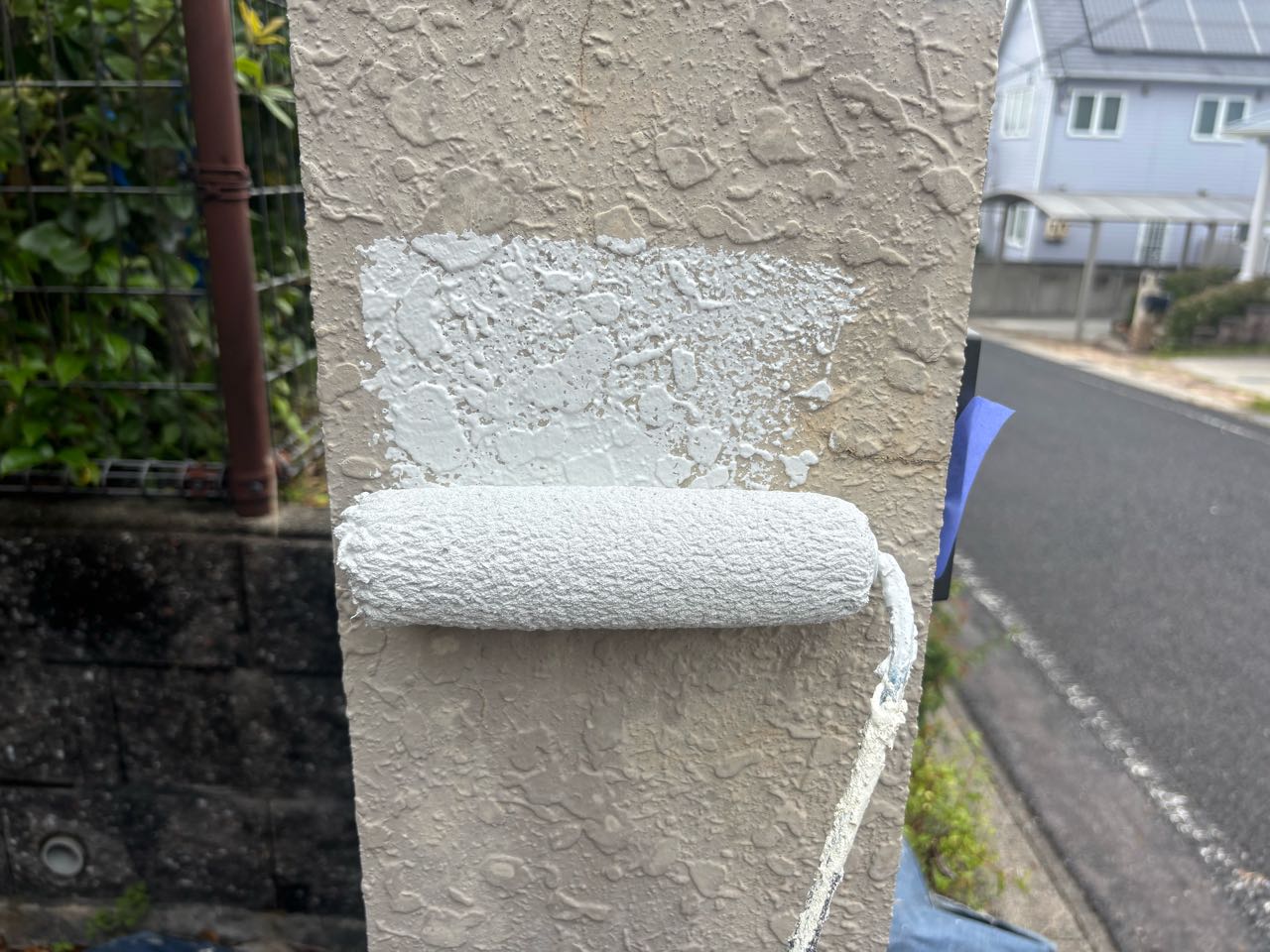 下塗りです。