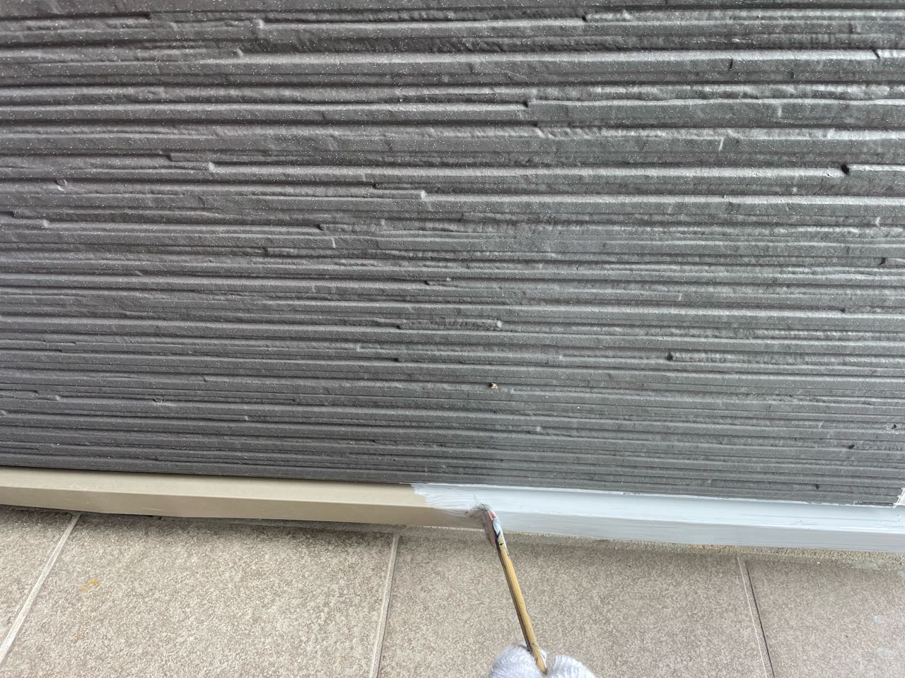 下塗りです。