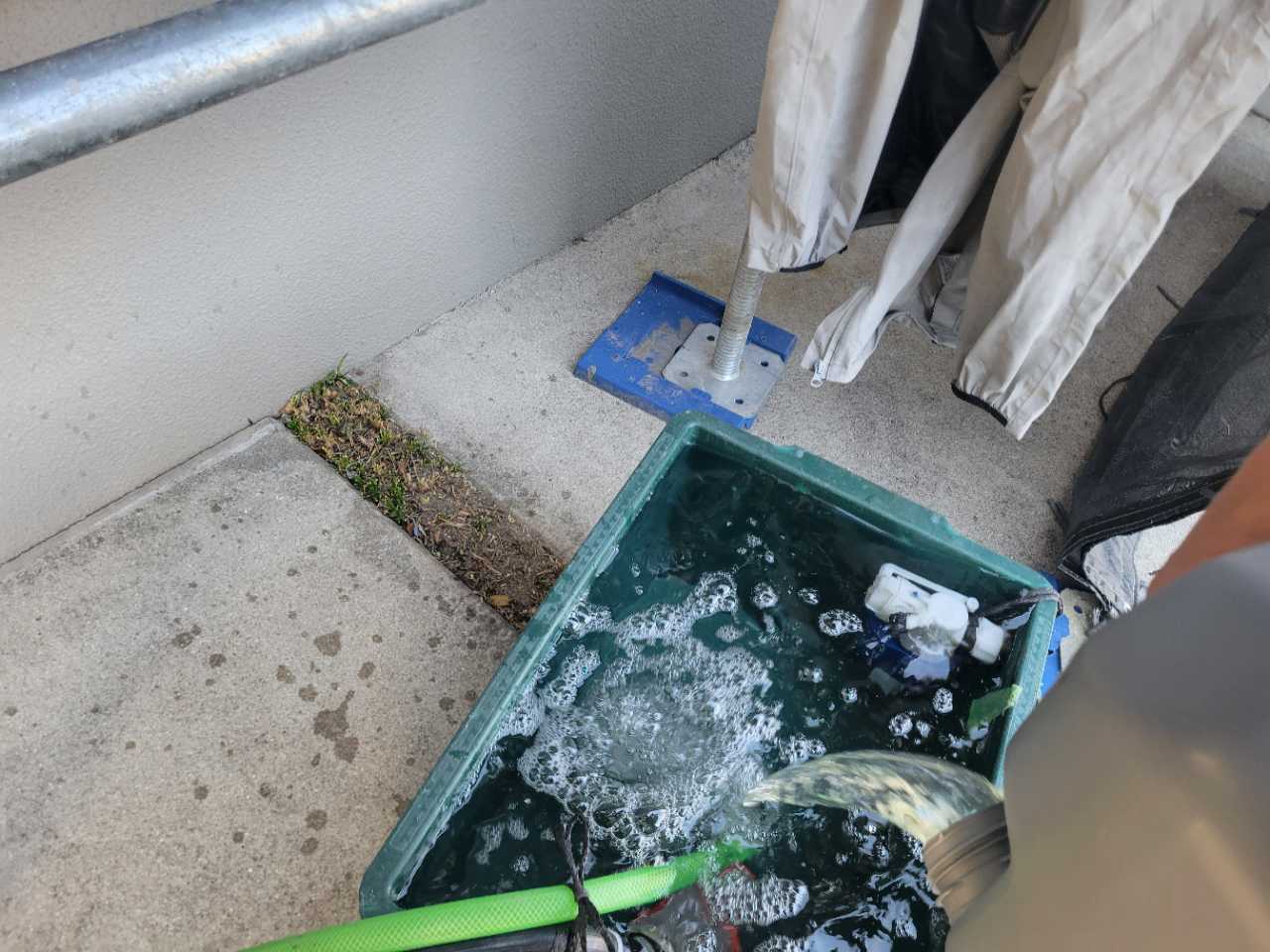 バイオ洗浄原液混入。