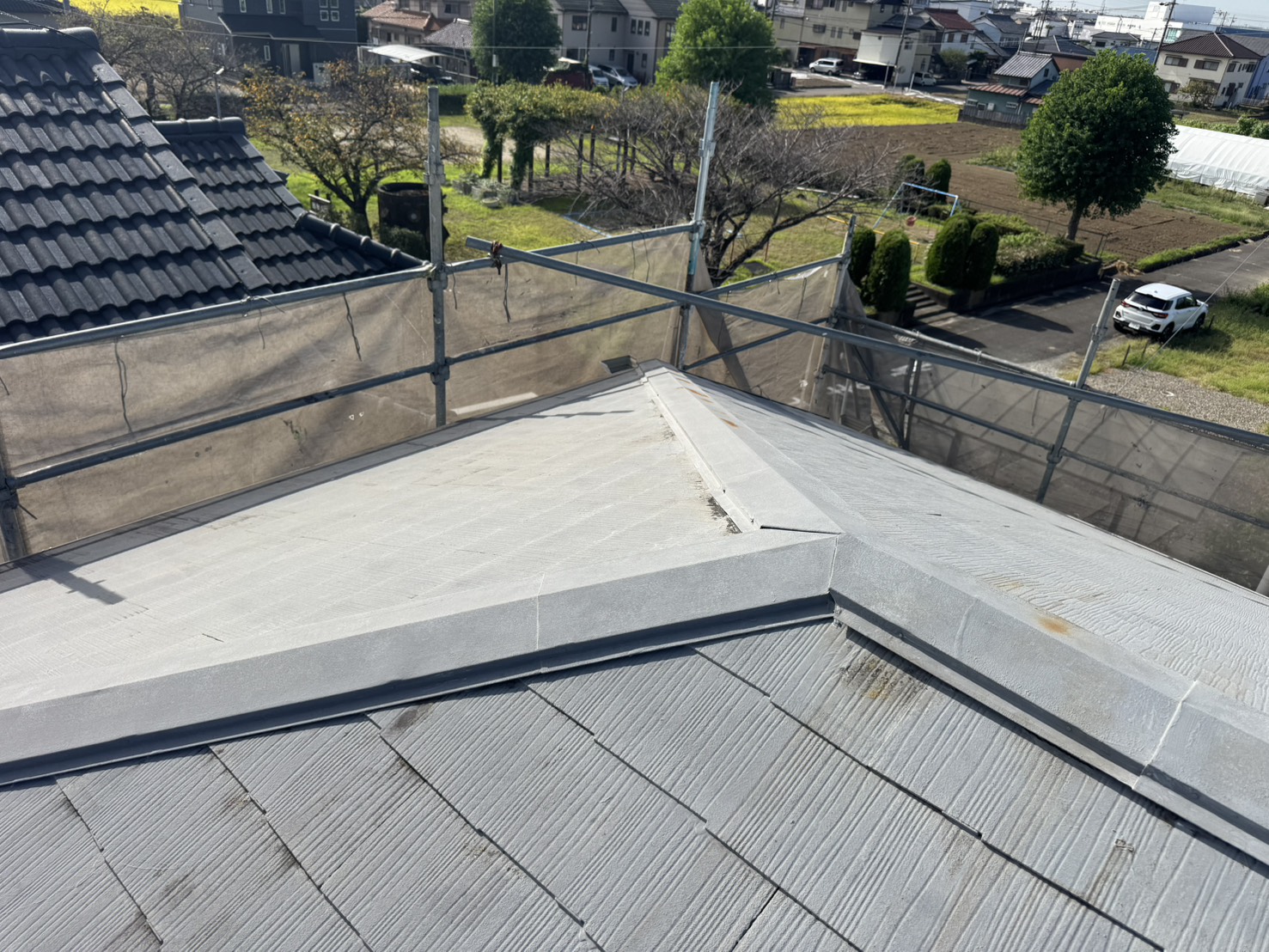 屋根棟板金交換工事！！台風の前に要確認！事故・雨漏れ防止対策