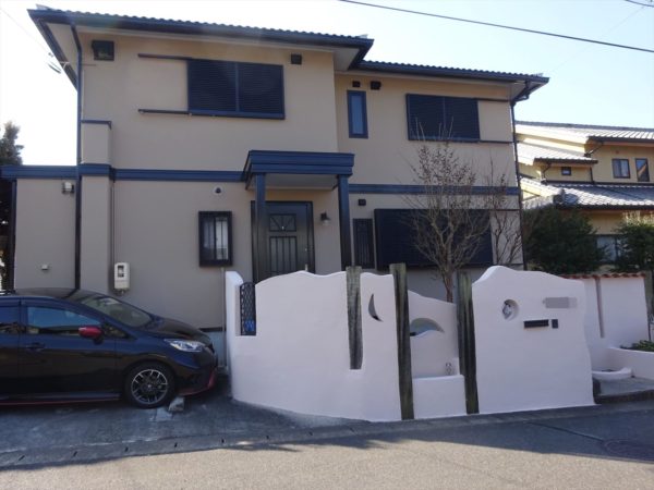 セキスイツーユーホーム様施工のお住まいの屋根外壁塗装工事事例　岡崎市茅原沢町 N様邸