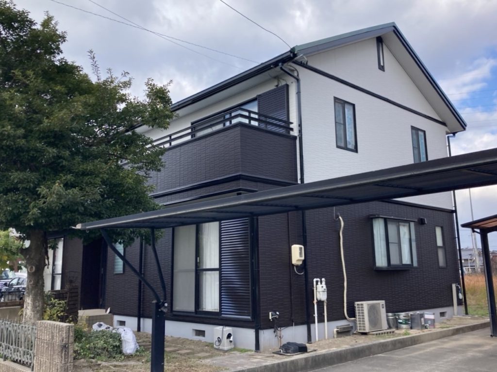 トヨタホーム様施工のお住まいの豊田市秋葉町 N様邸 外壁塗装･ ベランダ防水,屋根カバー工法施工事例