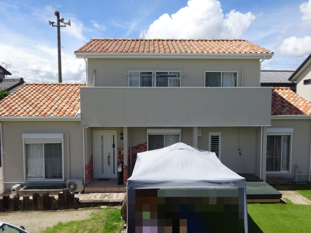 築19年豊田市秋葉町 T様邸 外壁塗装･ ベランダ防水施工事例　リフォームスタジオニシヤマ