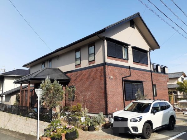 築23年の建物　名古屋市緑区 Ｓ様邸 外壁塗装･ ベランダ防水施工事例