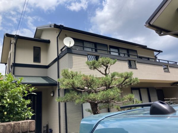 三交ホーム様施工のお住まいの外壁張替え･ 屋根カバー工法施工事例 豊田市秋葉町 I様邸