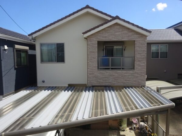 エサキホーム様施工のお住まいの岡崎市 美合町 Y様邸 外壁塗装・ベランダ防水・防蟻工事施工事例