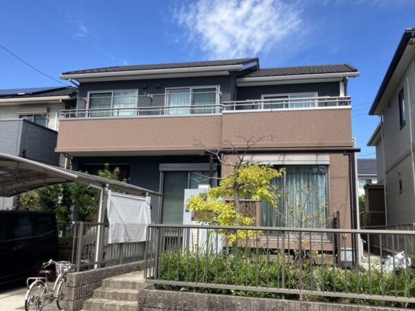 トヨタホーム施工のお住まいの春日井市十三塚町 H様邸 外壁塗装・ベランダ防水施工事例