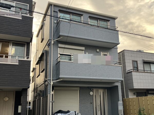 トヨタホーム様施工のお住まいの名古屋市熱田区 T様邸 外壁塗装・屋上防水施工事例