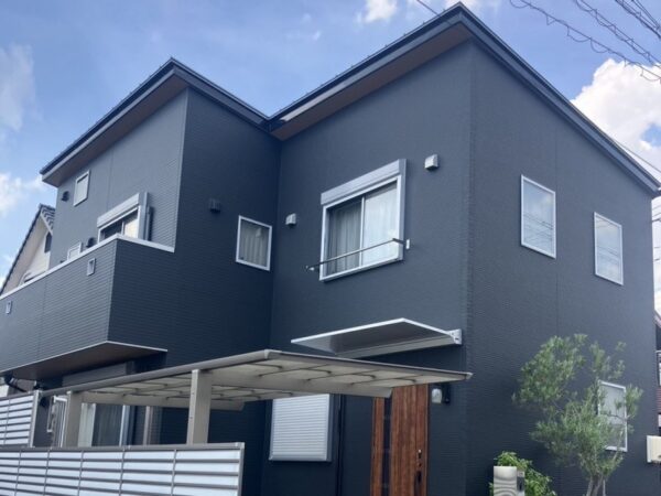岡崎市羽根町 N様邸 外壁塗装・ベランダ防水施工事例　リフォームスタジオニシヤマ